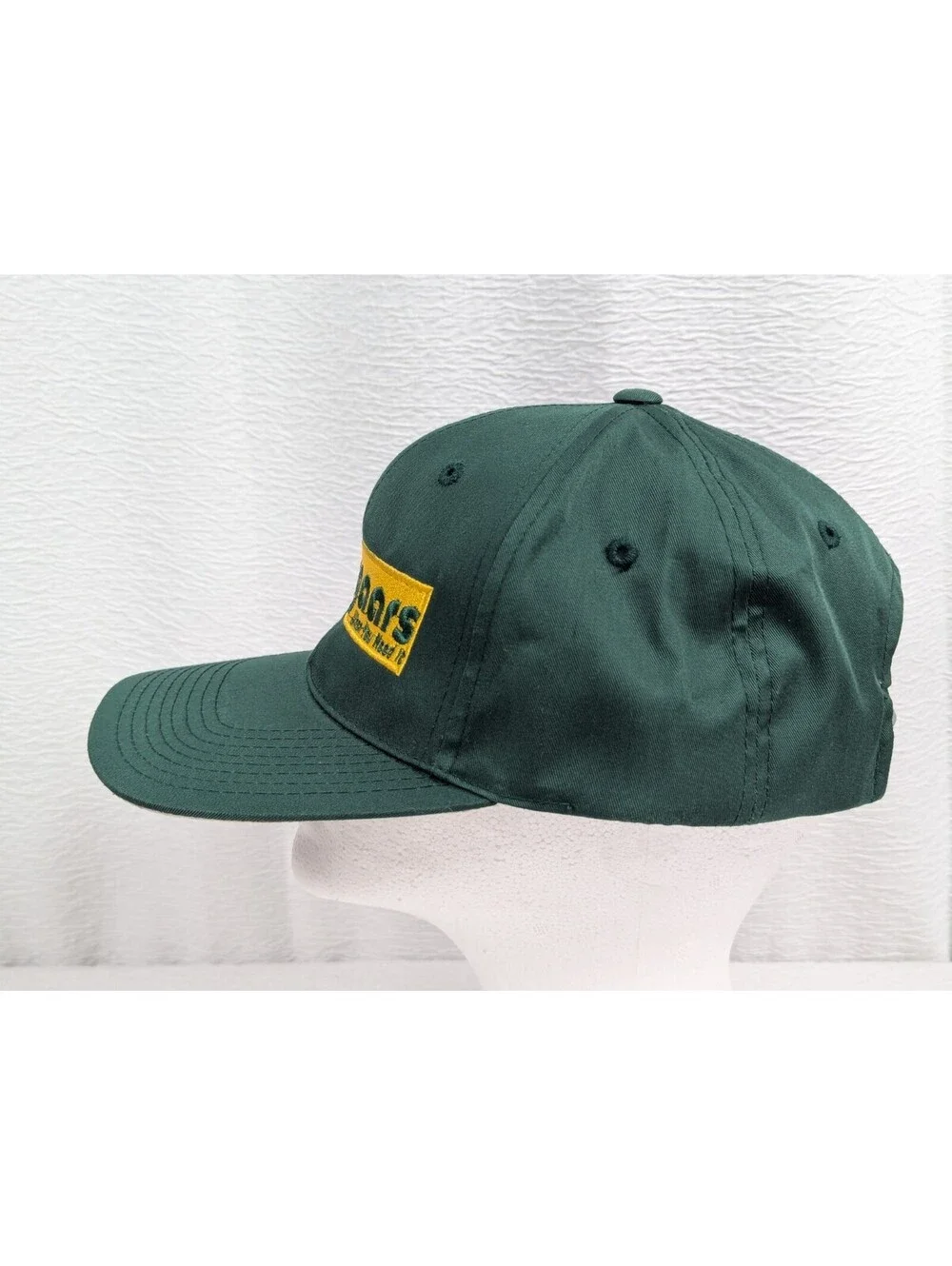 Bomgaars - Hat / Cap - Baseball Employee - OSFM Adjustable - Green / Yellow